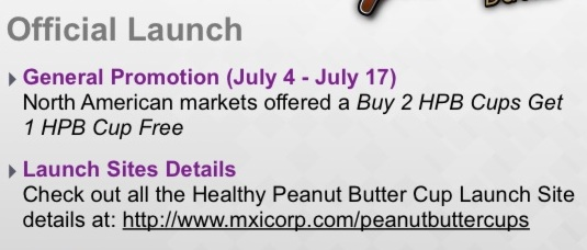 Peanut Butter Cup Promo